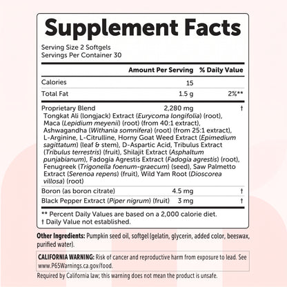 Testosterone 15-in-1 Softgels
